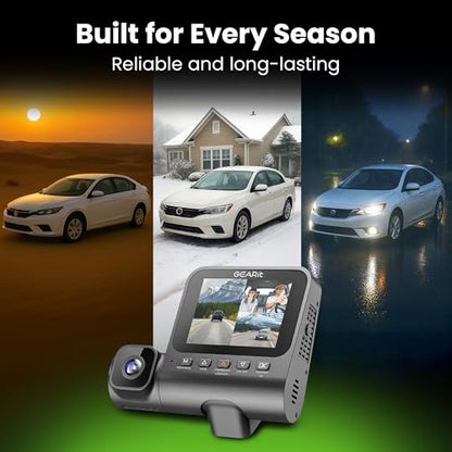 3 Channel Dash Cam 4K Front Inside Rear