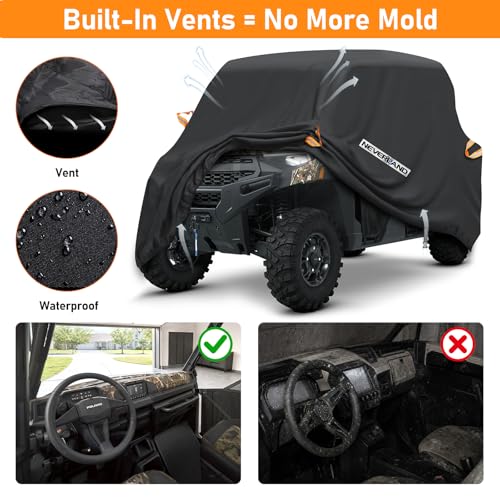 UTV Cover Heavy Duty Ranger Cover Waterproof 2