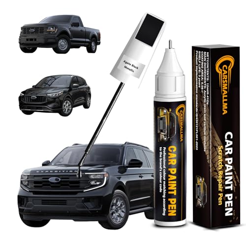 Touch Up Paint for Ford Agate Black Metallic
