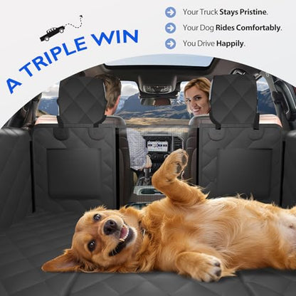 Truck Hard Bottom Dog Back Seat Extender Cover for F150