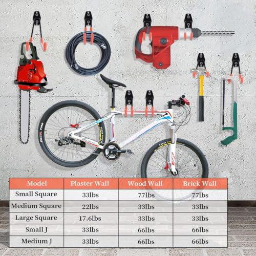 Garage Hooks Heavy Duty 14 Pack