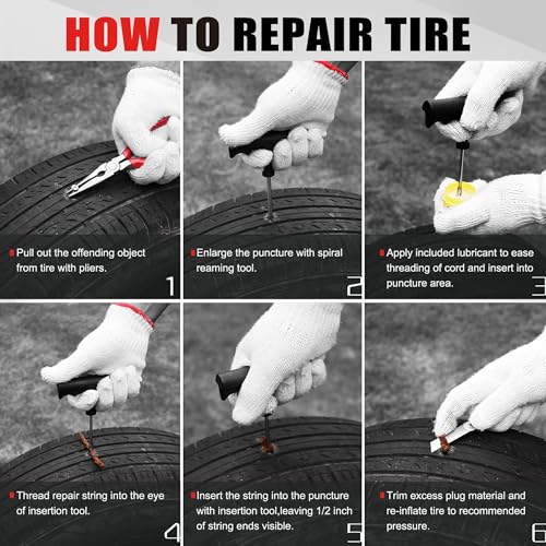 10 Piece Economical Tire Repair Kit