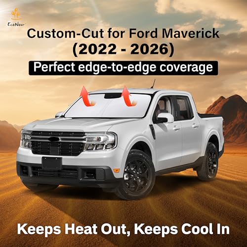 Windshield Sun Shade Compatible for Ford Maverick 2022