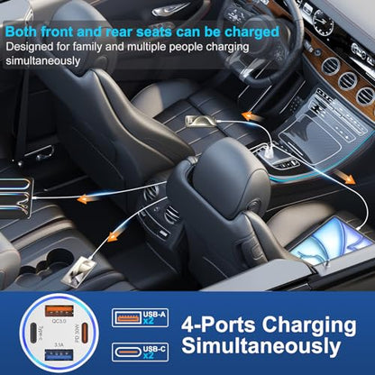 USB C Fast Car Charger