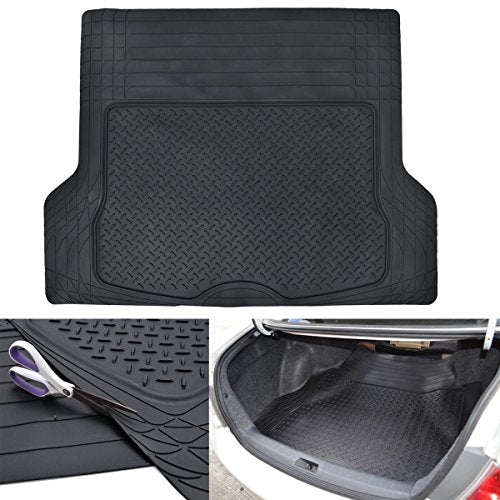 FlexTough™ Deep Dish Plus Rubber Car Floor Mats with Trunk Mat Cargo Liner