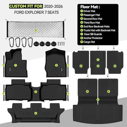 All Weather TPE Floor Mat Set for 2020
