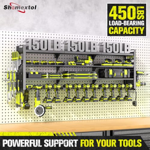 49.8" Power Tool Organizer Wall Mount