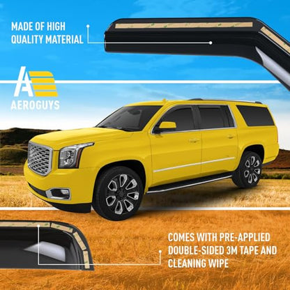 Extra Durable Window Deflectors in (4 Count)
