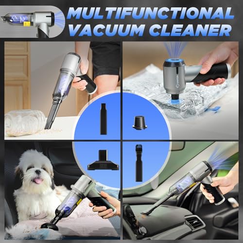 Handheld Car Vacuum Portable Cordless17000Pa HL132 Black