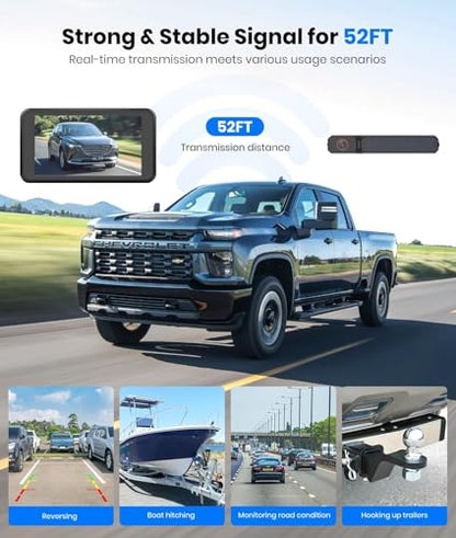 Solar Wireless Backup Camera