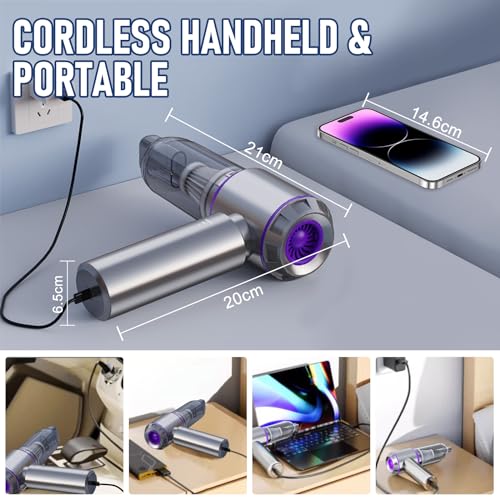 Car Vacuum Cordless Mini Handhled 4