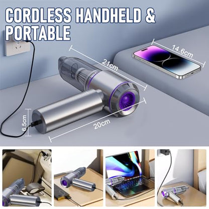 Car Vacuum Cordless Mini Handhled 4