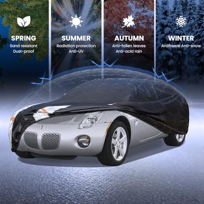 Multi Layer Car Cover Custom Fit for Pontiac Solstice