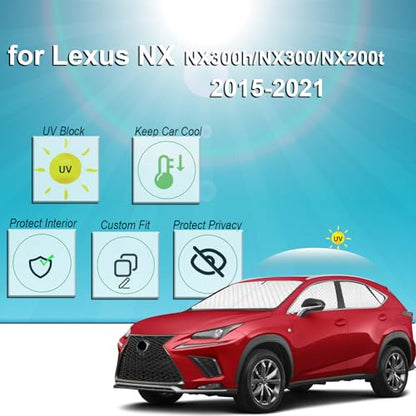 8pcs Thicken Sun Shades for Lexus NX 2015