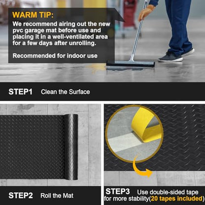 7.5x20 FT Garage Floor Mat