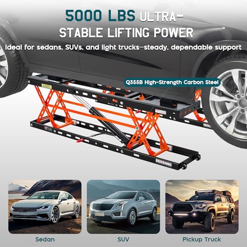 7000 lb Portable Car Lift for Home Garage