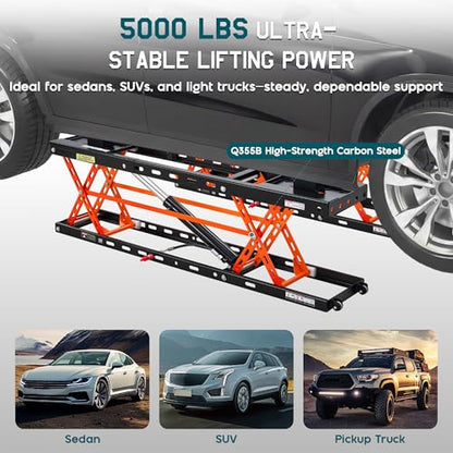 7000 lb Portable Car Lift for Home Garage