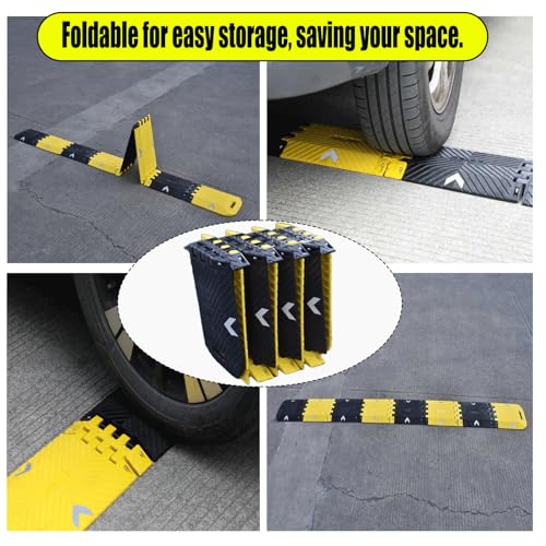 Portable 10ft Speed Bump Reflective Heavy Non