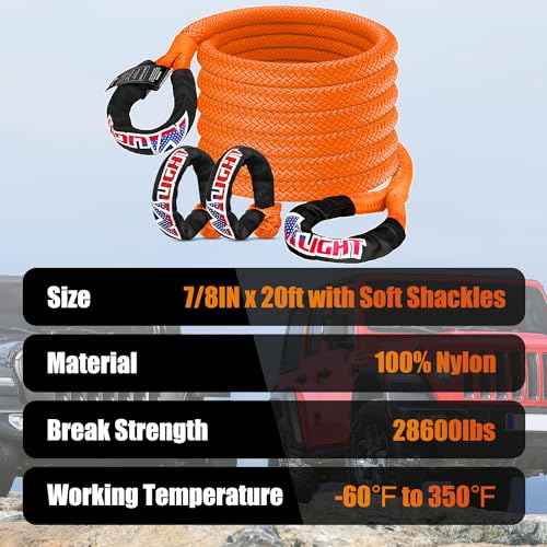 Kinetic Recovery Tow Rope 7