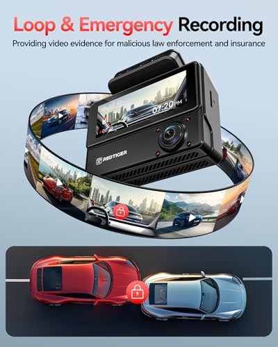 VP20 530° View 3 Channel Dash Cam