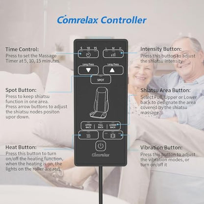 Shiatsu Back Massager with Heat