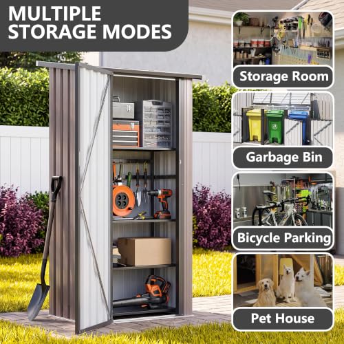 3'x2.9' Metal Storage Shed