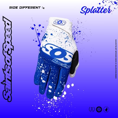 Splatter Dirt Bike Gloves