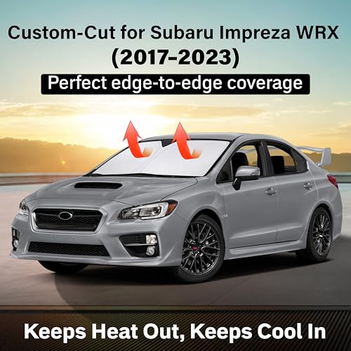 Windshield Sun Shade Compatible for Subaru Impreza WRX 2017