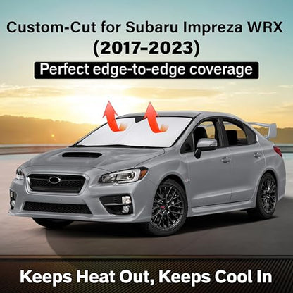 Windshield Sun Shade Compatible for Subaru Impreza WRX 2017