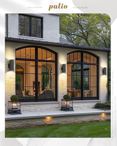 Modern Outdoor Wall Light (2 Count)