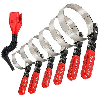 Oil Filter Wrench Set with Small Oil Funnel for Oil Change