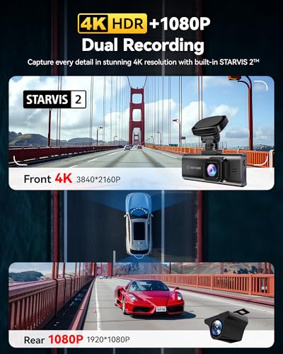 F7N Elite 4K HDR Dash Cam