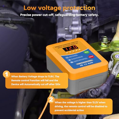 Remote Battery Disconnect Switch 12V (4 Count)