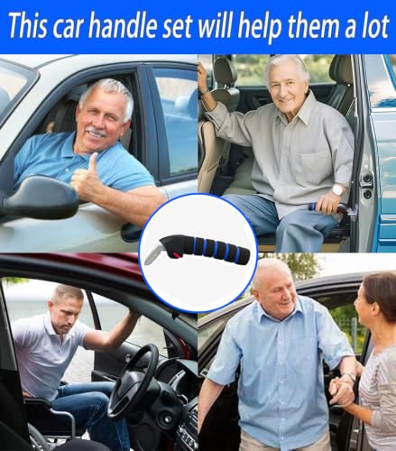 2Pack Car Door Handle for Elderly Car Handle Assist Support Multifunction for Seniors and Handicapped (2 Count)