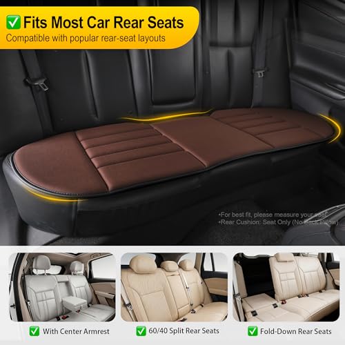 3 Piece Memory Foam Car Seat Cushion Set for Driving Comfort (3 Count)