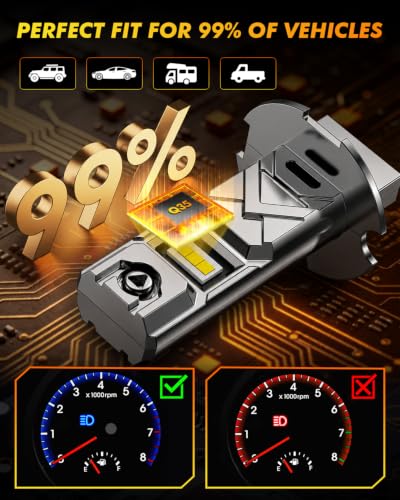 2026 H3 LED Bulb Fog Light