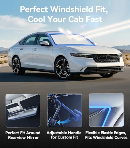 Upgraded] Nmoiss Windshield Sun Shade Umbrella