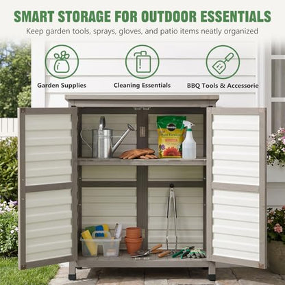 32" Small Outdoor Storage Cabinet