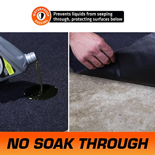Premium Maintenance Mat Oil Spill Garage Floor Mat (2 Count)