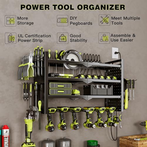 Cordless Power Tool Organizer Wall Mount