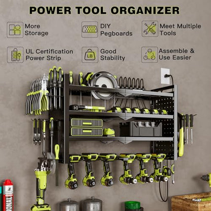 Cordless Power Tool Organizer Wall Mount