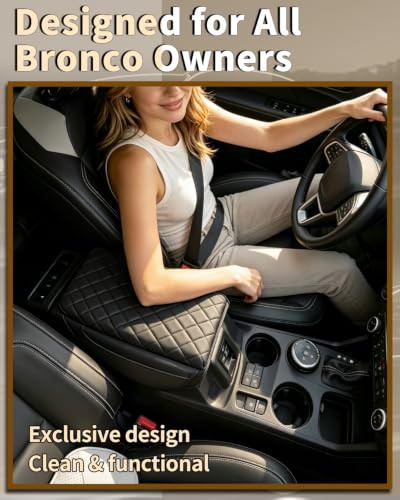 Center Console Armrest Cover for Ford Bronco 2021