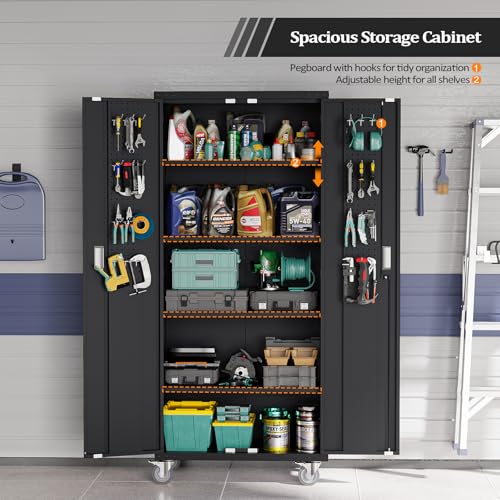 72'' Tall Garage Storage Cabinet