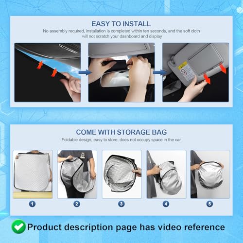 Thicken Sun Shades for Ford Bronco 4Door (7 Count)