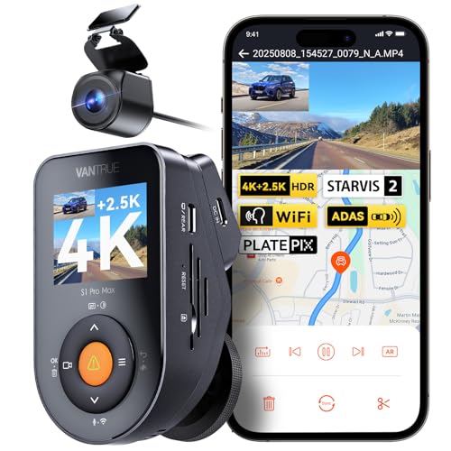 S1 Pro Max 4K+2.5K Dash Cam