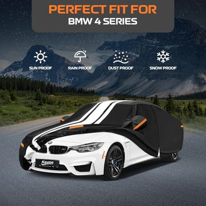 Heavy Duty Car Cover Custom Fit for BMW M4 4 Series