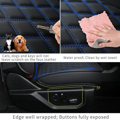 F150 Faux Leather Seat Covers Fit for 2015 (4 Count)