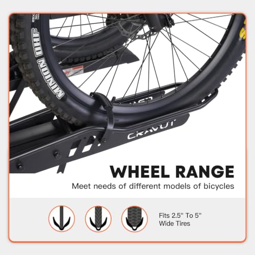 CyberRack 300lbs Ebike Rack with Ramp for 2 Ebike