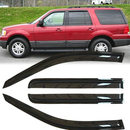 4pcs Original Window Visors for Ford 1997 (4 Count)