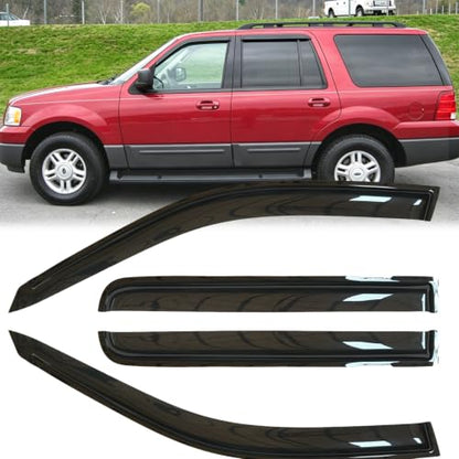 4pcs Original Window Visors for Ford 1997 (4 Count)